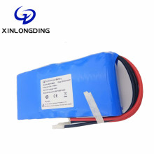 XLD 18650 li-ion battery 4s4p rechargeable li ion battery pack 14.8v 6600mah